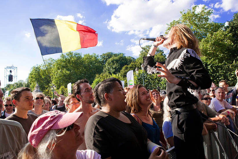 The Experimental Tropic Blues Band live at Brussels Summer Festival in Belgium on 12 August 2012