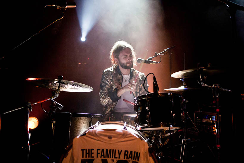 The Family Rain live in de Rotonde in de Botanique in Brussel, België op 12 april 2013