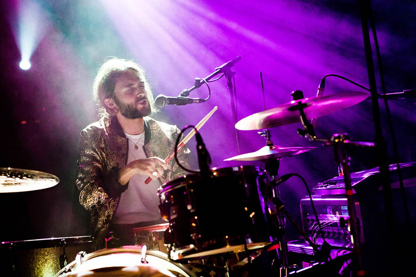 The Family Rain live in de Rotonde in de Botanique in Brussel, België op 12 april 2013