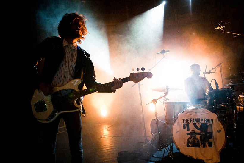 The Family Rain live in de Rotonde in de Botanique in Brussel, België op 12 april 2013