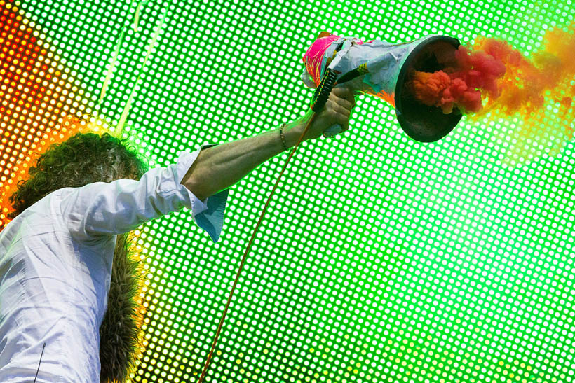 The Flaming Lips live op Dour Festival in België op 15 juli 2012