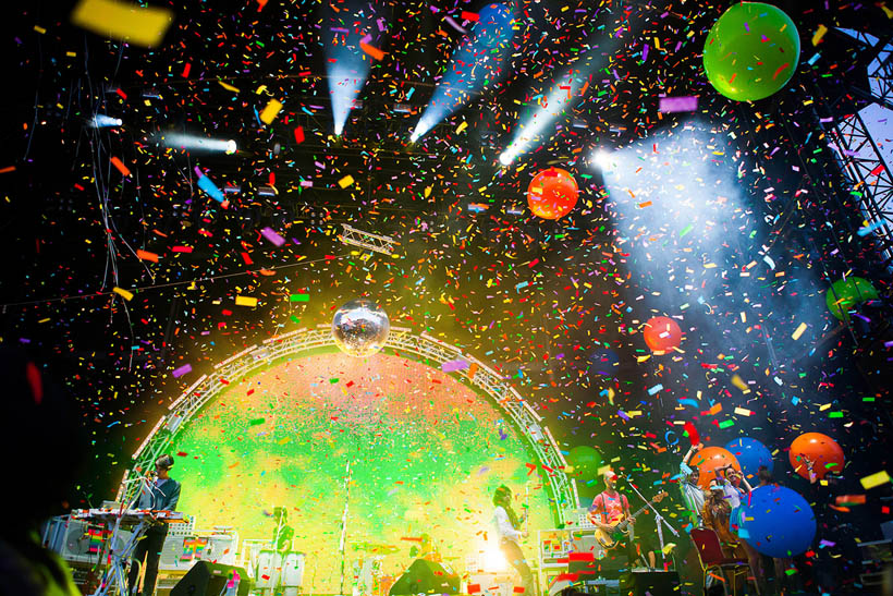 The Flaming Lips live at Dour Festival in Belgium on 15 July 2012