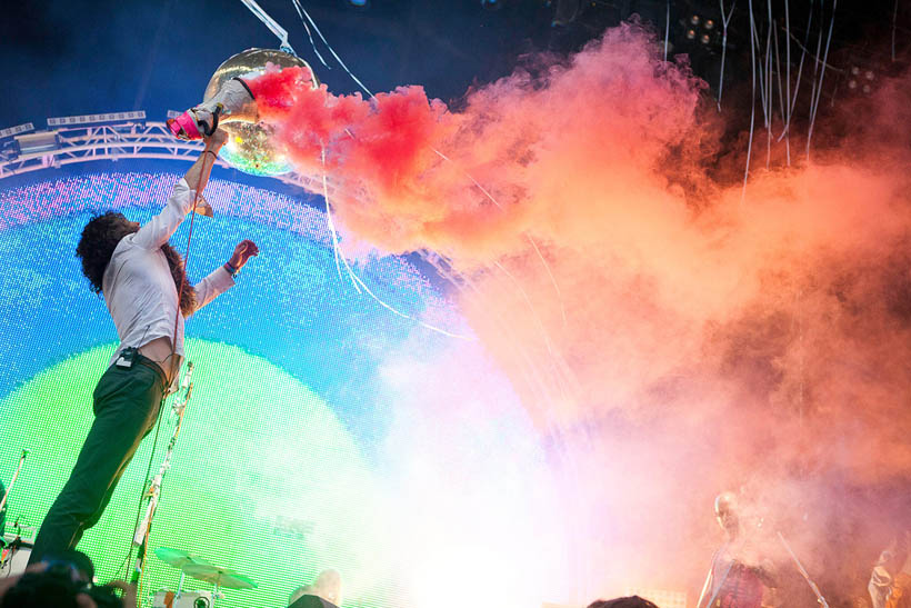 The Flaming Lips live at Dour Festival in Belgium on 15 July 2012