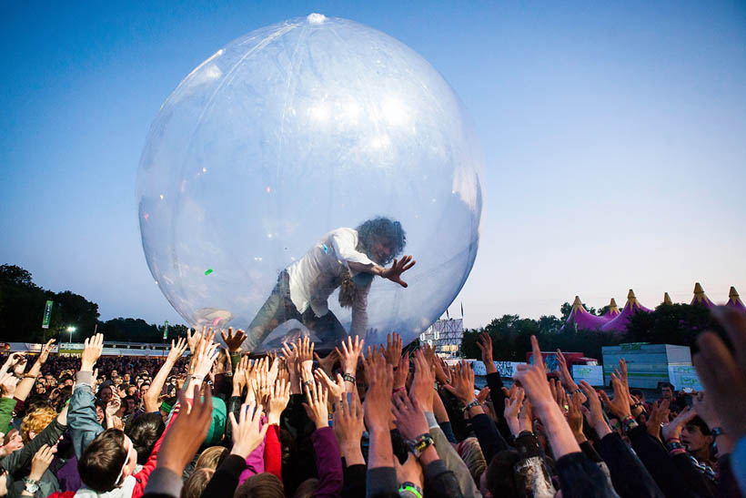 The Flaming Lips live at Dour Festival in Belgium on 15 July 2012