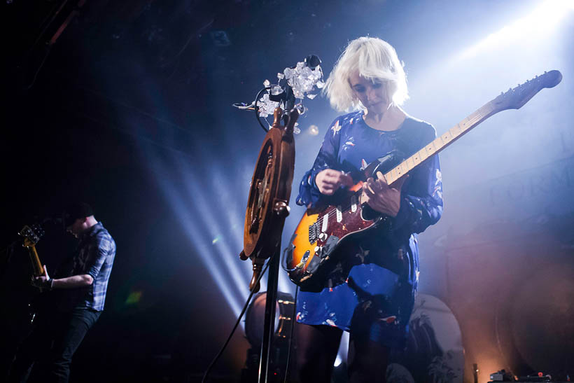 The Joy Formidable live in de Orangerie in de Botanique in Brussel, België op 25 oktober 2011