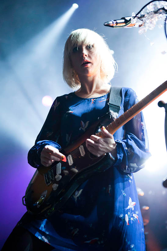 The Joy Formidable live in de Orangerie in de Botanique in Brussel, België op 25 oktober 2011