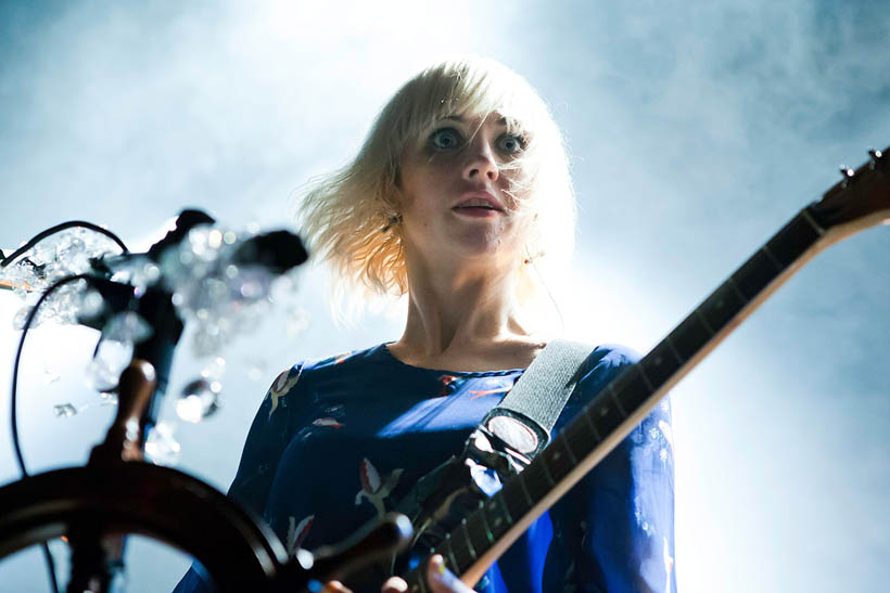 The Joy Formidable live in de Orangerie in de Botanique in Brussel, België op 25 oktober 2011