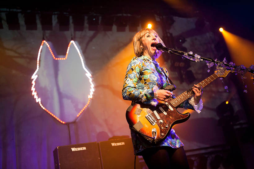 The Joy Formidable live in de Orangerie in de Botanique in Brussel, België op 1 februari 2013