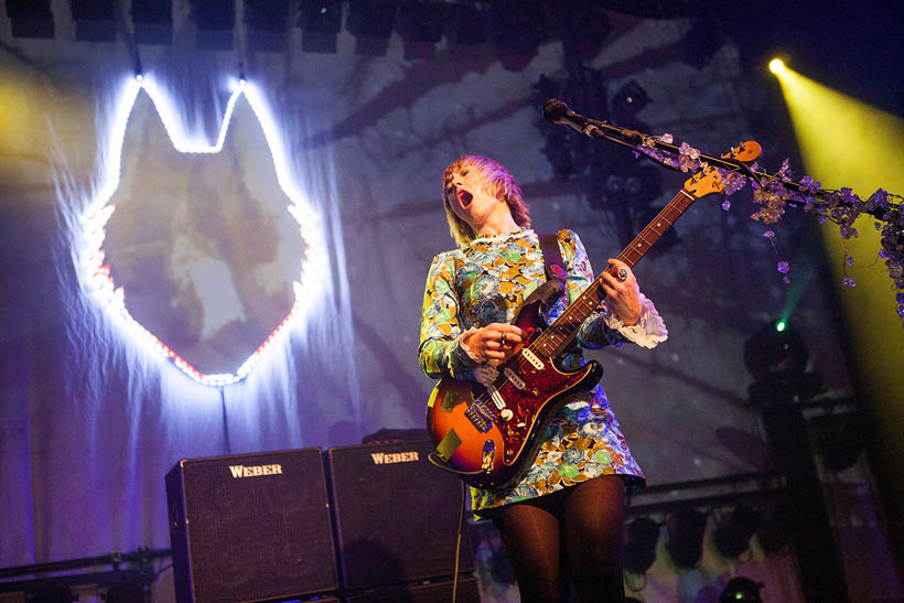 The Joy Formidable live in de Orangerie in de Botanique in Brussel, België op 1 februari 2013