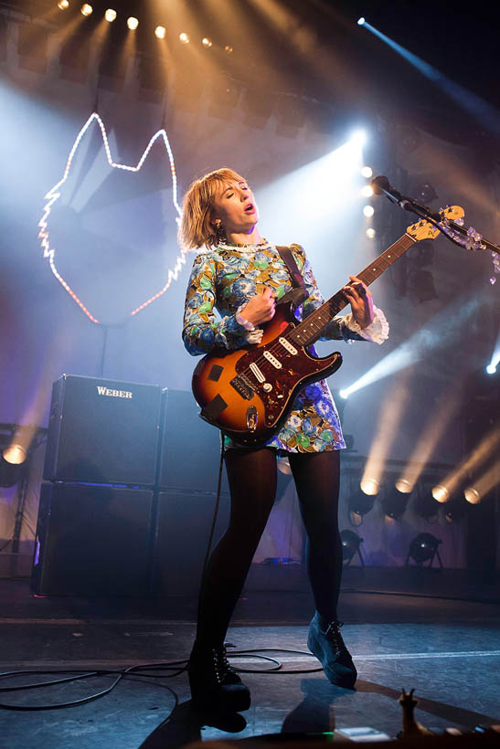 The Joy Formidable live in de Orangerie in de Botanique in Brussel, België op 1 februari 2013