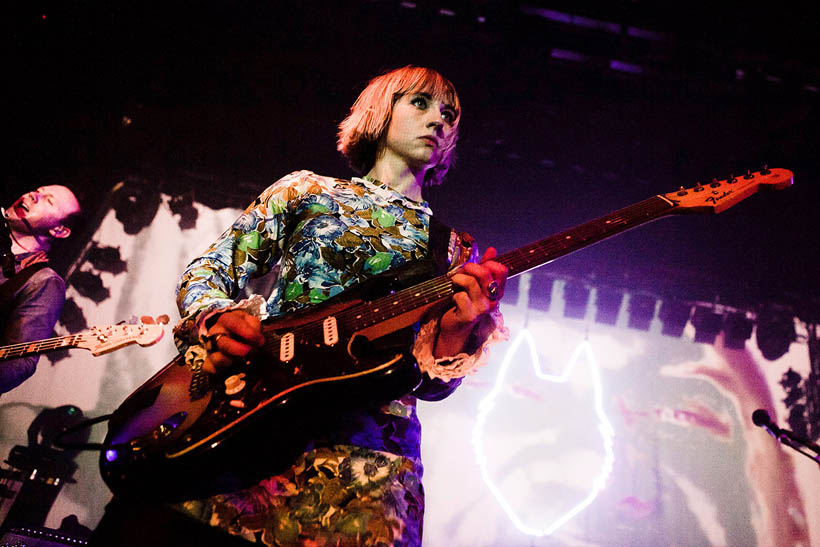 The Joy Formidable live in de Orangerie in de Botanique in Brussel, België op 1 februari 2013