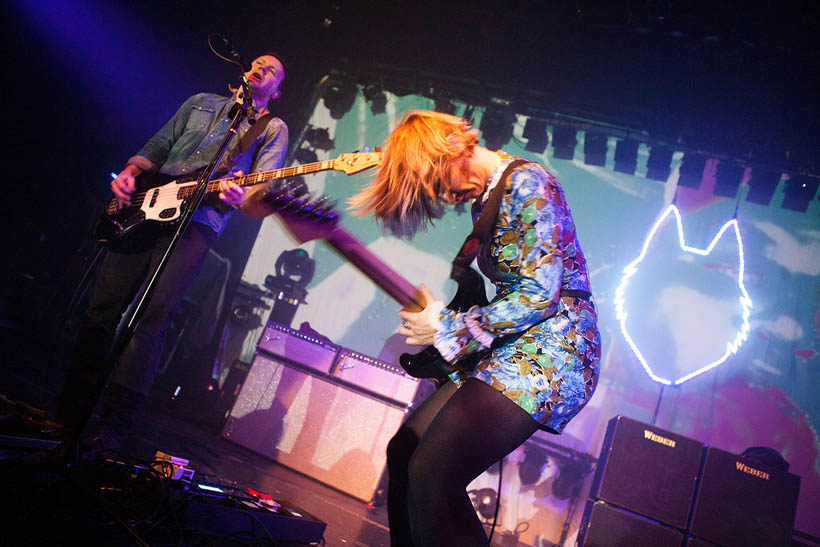 The Joy Formidable live in de Orangerie in de Botanique in Brussel, België op 1 februari 2013