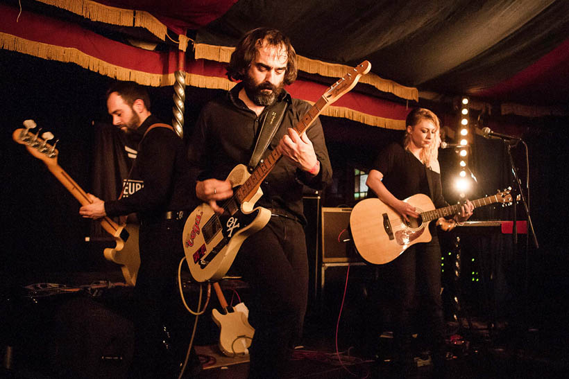 The Liminanas live at Eurosonic Noorderslag in Groningen, The Netherlands on 17 January 2014