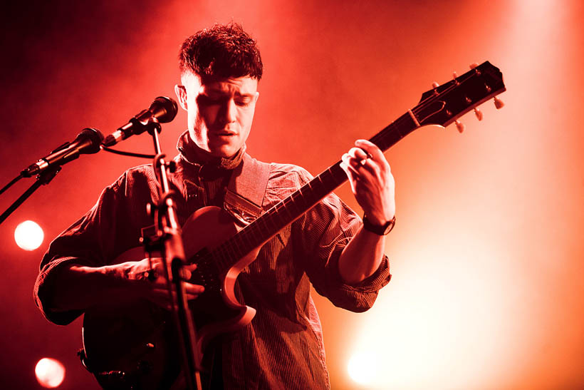 The Maccabees live in de Orangerie in de Botanique in Brussel, België op 9 februari 2012