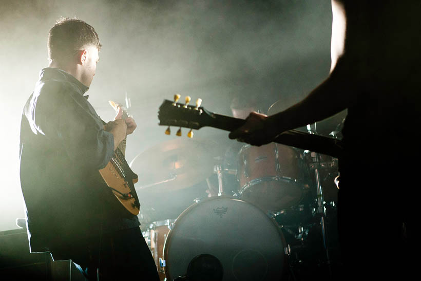 The Maccabees live in de Orangerie in de Botanique in Brussel, België op 9 februari 2012