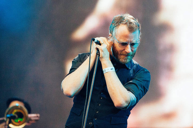 The National live op Rock Werchter Festival in België op 4 juli 2013