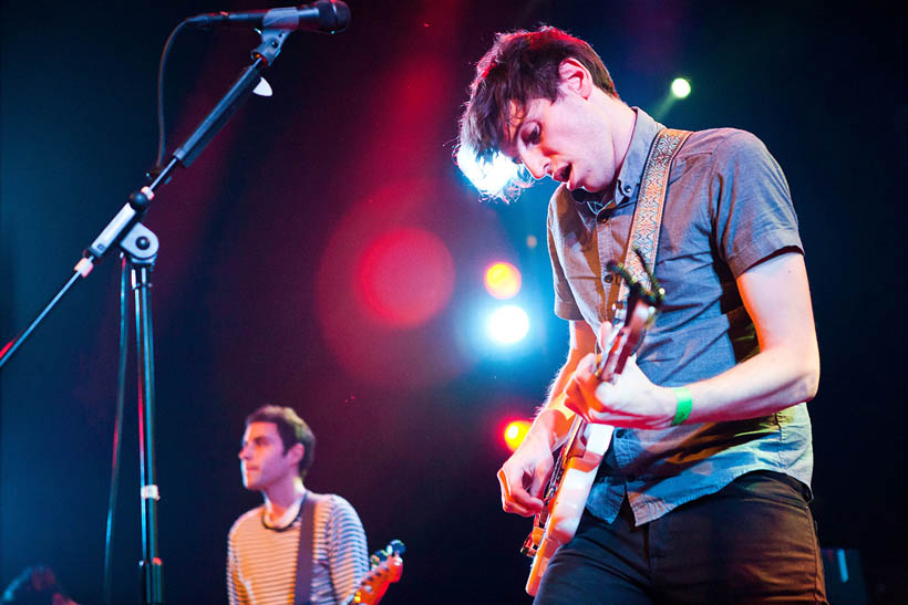 The Pains Of Being Pure At Heart live in de Orangerie in de Botanique in Brussel, België op 17 januari 2012