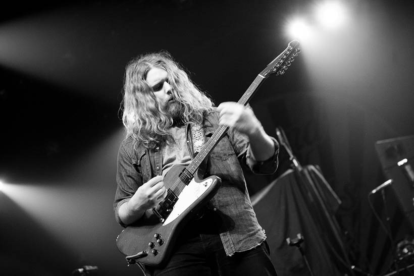 The Sheepdogs live at the Ancienne Belgique in Brussels, Belgium on 3 May 2012