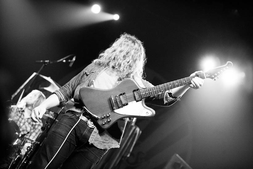 The Sheepdogs live in de Ancienne Belgique in Brussel, België op 3 mei 2012