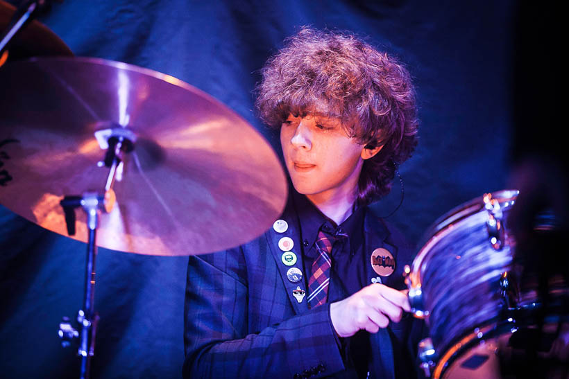 The Strypes live in Vorst Nationaal in Brussel, België op 9 november 2013