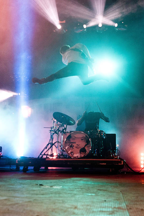 The Subways live at Dour Festival in Belgium on 15 July 2012