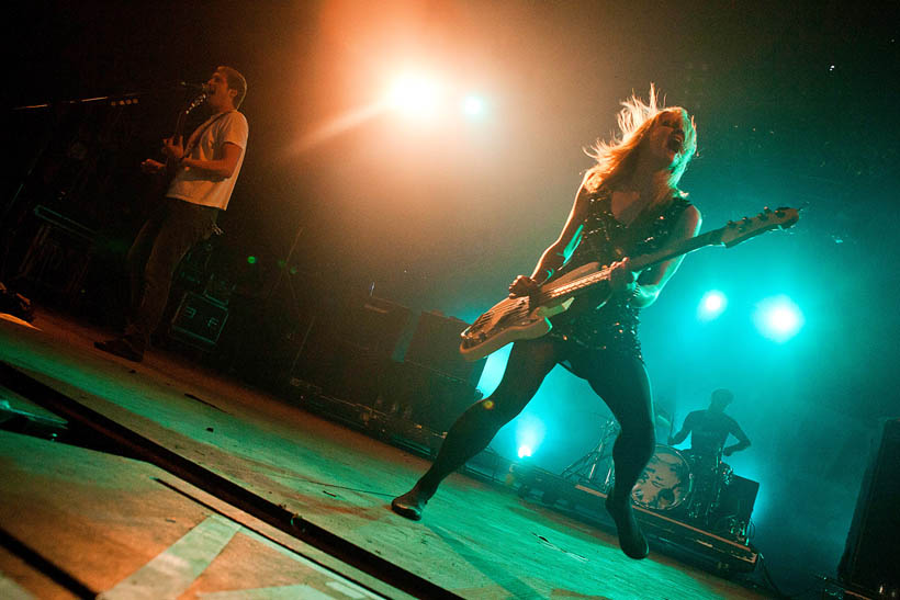 The Subways live op Dour Festival in België op 15 juli 2012