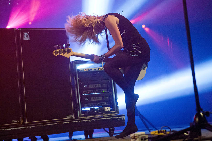 The Subways live at Dour Festival in Belgium on 15 July 2012