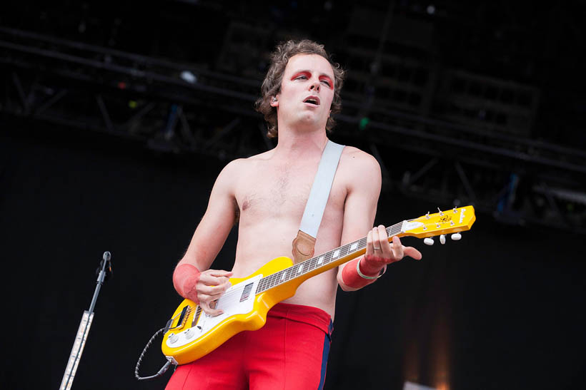 The Van Jets live at Rock Werchter Festival in Belgium on 6 July 2013