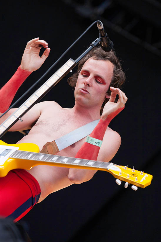 The Van Jets live at Rock Werchter Festival in Belgium on 6 July 2013