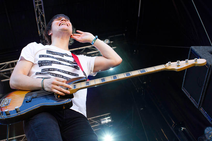 The Wombats live at Rock-A-Field in Roeser, Luxemburg on 26 June 2011