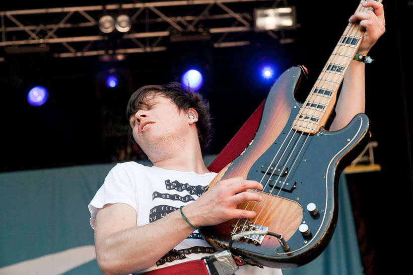 The Wombats live at Rock-A-Field in Roeser, Luxemburg on 26 June 2011