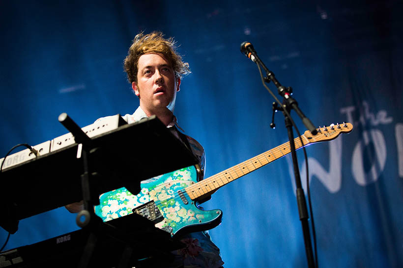 The Wombats live op Rock Werchter Festival in België op 3 juli 2014