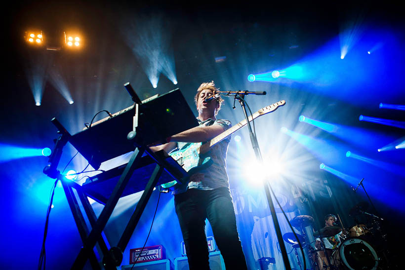 The Wombats live op Rock Werchter Festival in België op 3 juli 2014