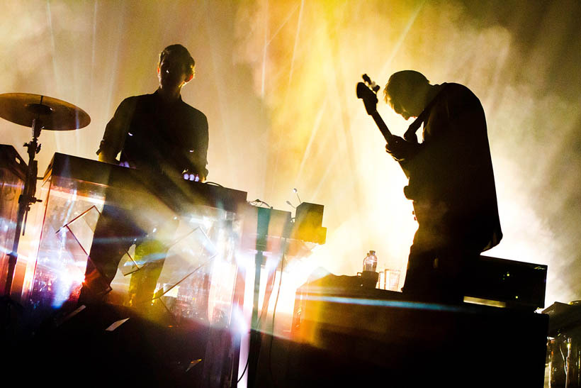 The xx live at the Lotto Arena in Antwerp, Belgium on 21 November 2012