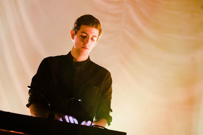 The xx live at the Lotto Arena in Antwerp, Belgium on 21 November 2012