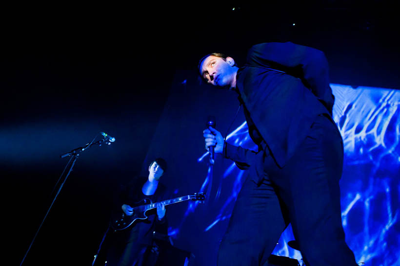 The xx live in de Lotto Arena in Antwerp, België op 21 november 2012