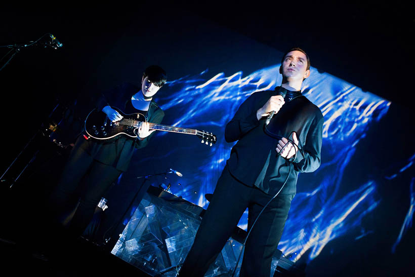 The xx live at the Lotto Arena in Antwerp, Belgium on 21 November 2012