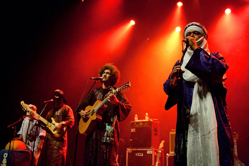 Tinariwen live at the Ancienne Belgique in Brussels, Belgium on 19 October 2011