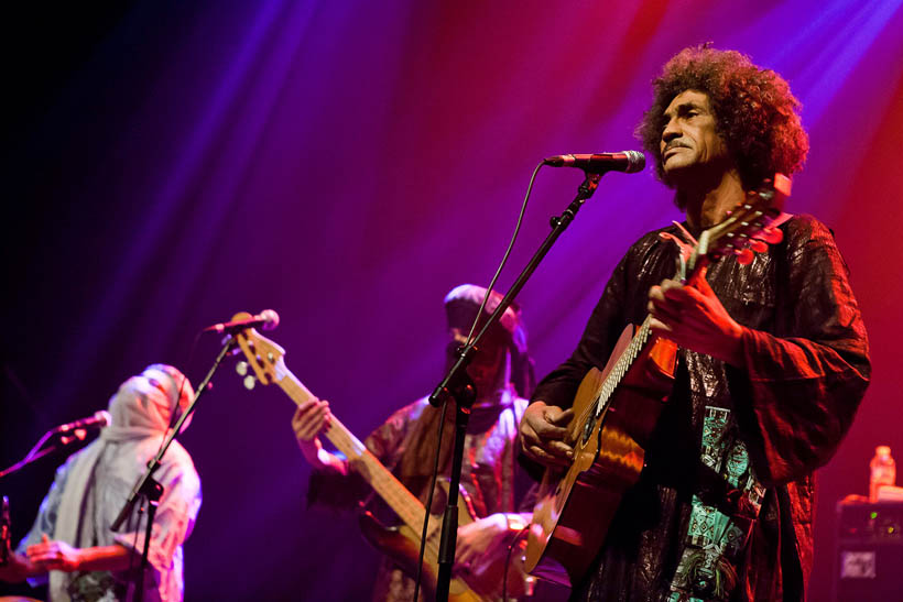 Tinariwen live in de Ancienne Belgique in Brussel, België op 19 oktober 2011