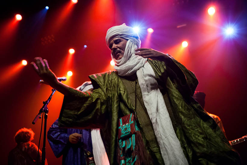 Tinariwen live at the Ancienne Belgique in Brussels, Belgium on 19 October 2011