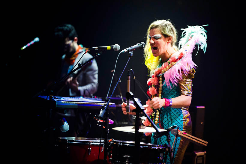 Tune Yards live op Les Nuits Botanique in het Koninklijk Circus in Brussel, België op 16 mei 2014