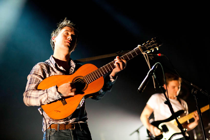 Villagers live in de Ancienne Belgique in Brussel, België op 4 november 2012