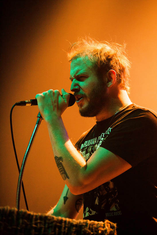 Volcano Choir live in het Koninklijk Circus in Brussel, België op 13 november 2013