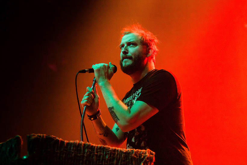 Volcano Choir live in het Koninklijk Circus in Brussel, België op 13 november 2013