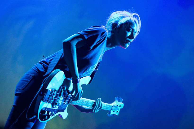 Warpaint live at Rock Werchter Festival in Belgium on 3 July 2014