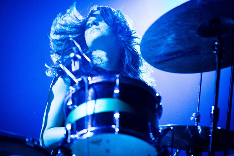 Warpaint live op Rock Werchter Festival in België op 3 juli 2014