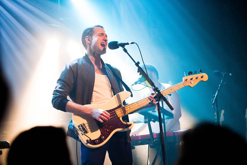 Wild Beasts live op Eurosonic Noorderslag in Groningen, Nederland op 16 januari 2014