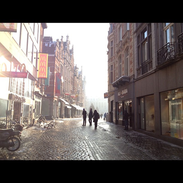 A few weeks ago in Leuven.