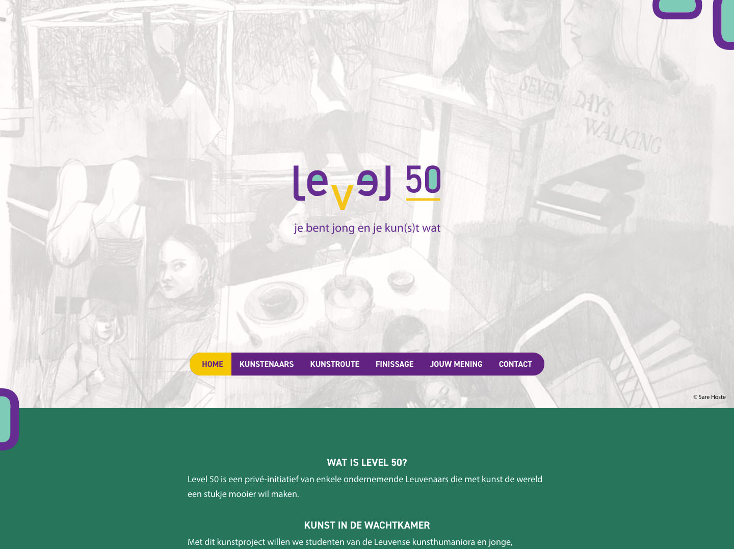 Level 50 - Development of Website