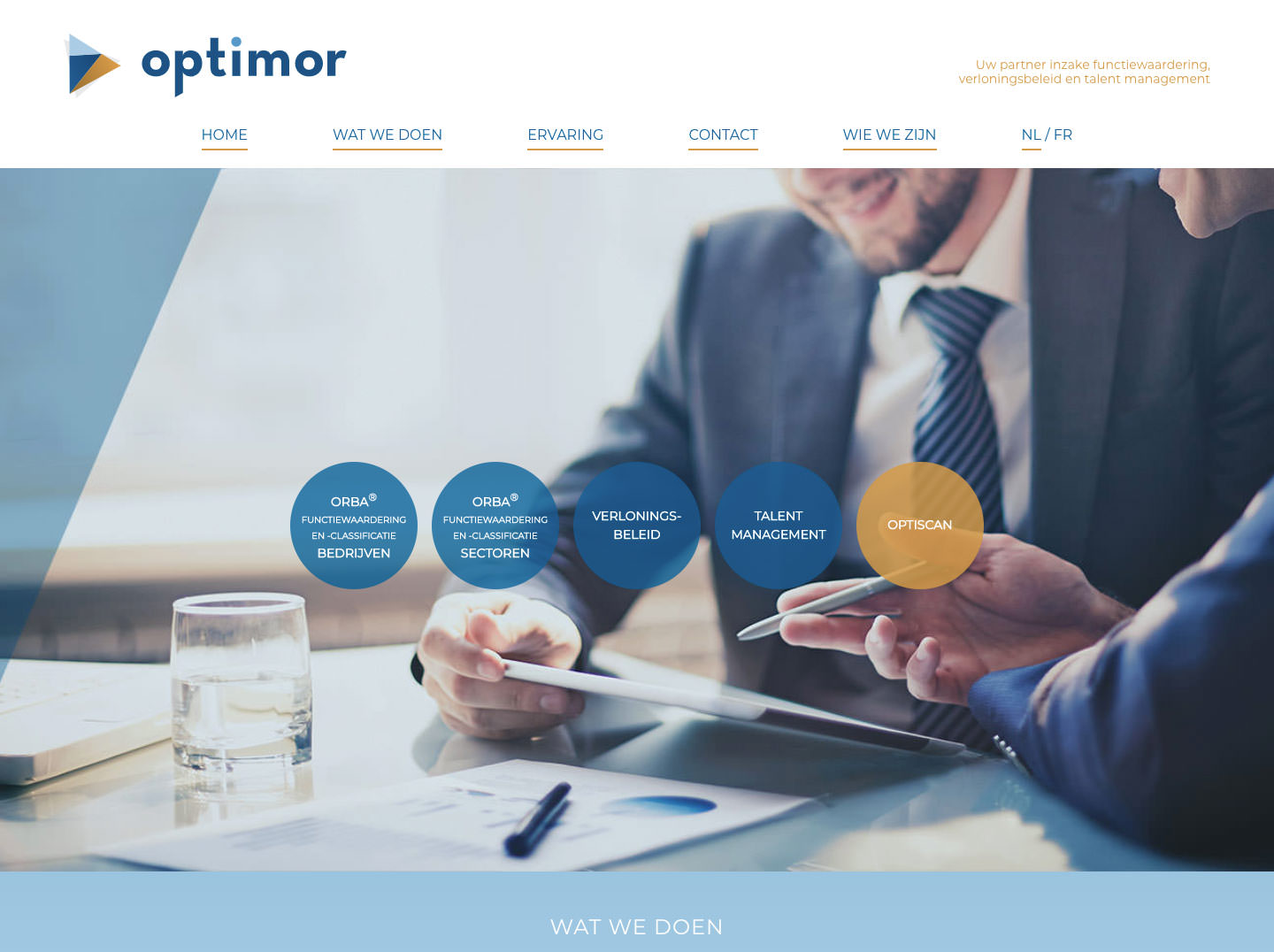 Optimor - Development of Website